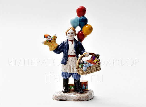 Скульптура Продавец игрушек