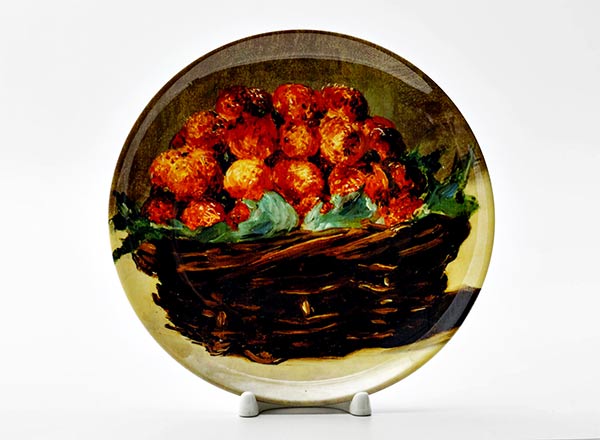 Декоративная тарелка Эдуард Мане Корзина с клубникой