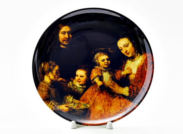 Декоративная тарелка Рембрандт Харменс ван Рейн Семейный портрет
