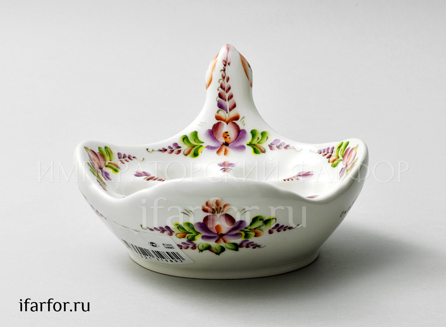 Тарелка пасхальная для яиц «Чудо-птица» Керамика. 180 x 120 мм.