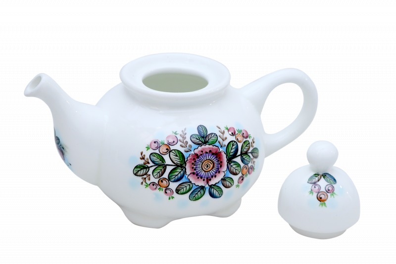 Чайник «Кофейная роза» Керамика. 450 мл.