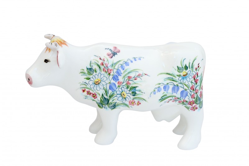Тарелка сувенирная «Ромашка» Керамика. 195 x 120 мм.