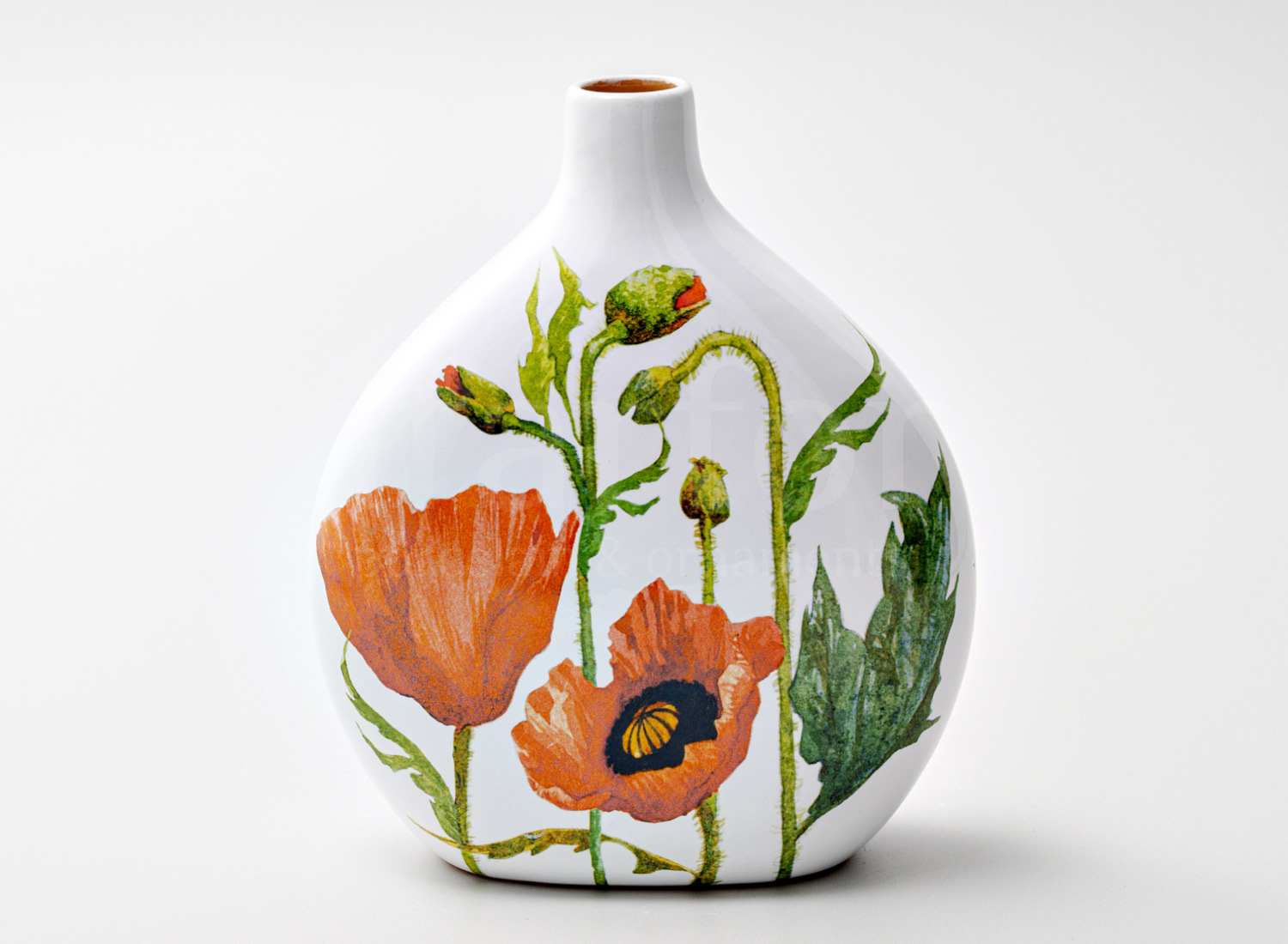 Плоская ваза Шенефельд 18*10 см, стекло (Edelman)