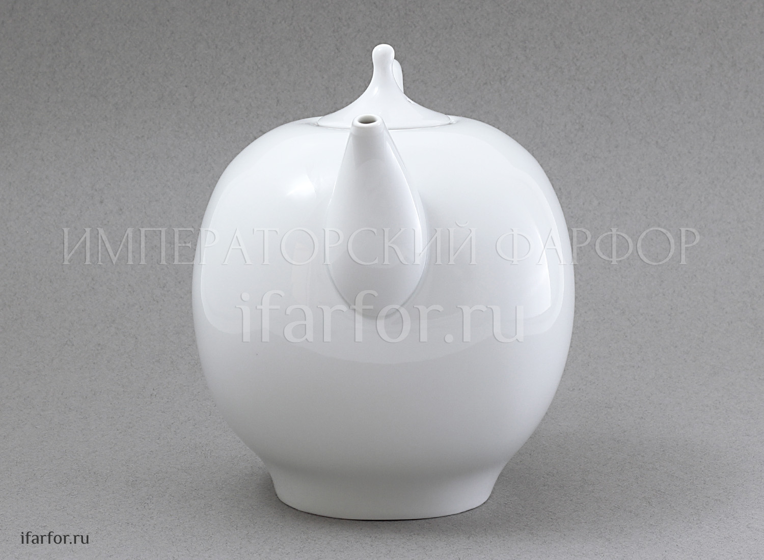 Чайник доливной Новгородский Белый н/к