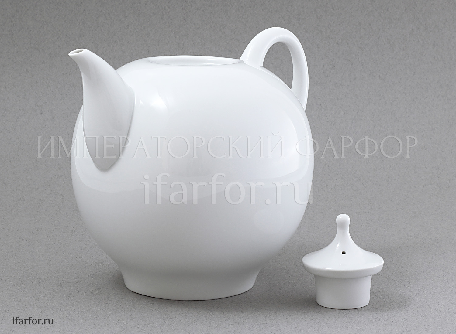 Чайник доливной Новгородский Белый н/к