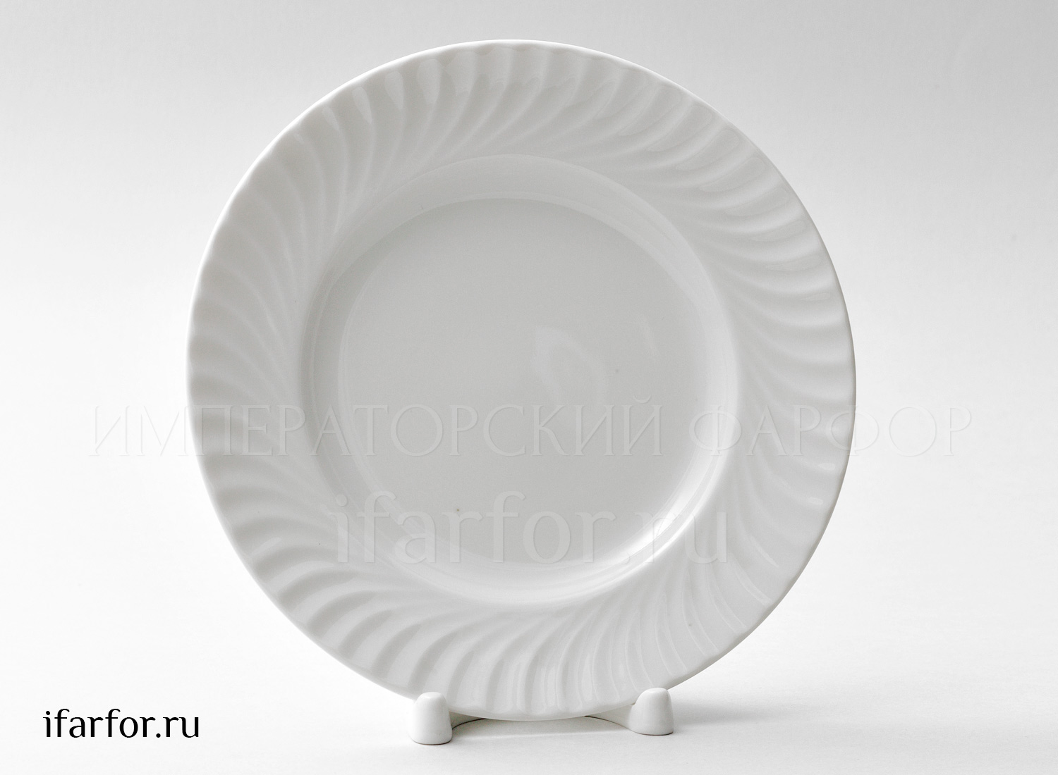 ТАРЕЛКА мелкая 180 Витая Белый н/к