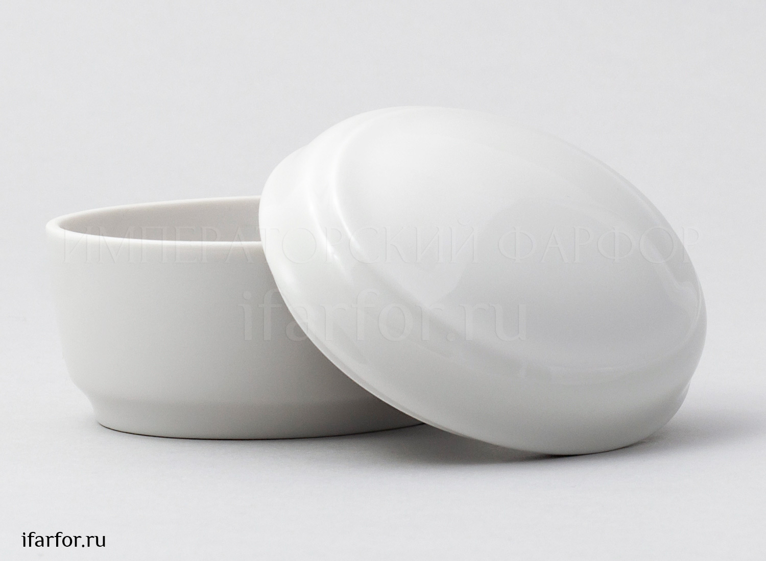 Туалетная коробочка Овальная Белый н/к