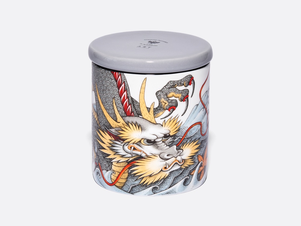 Подарочный набор «Tattoo Dragon (Татуировка Дракон) аромат Загадочный лес» Толстостенный костяной фарфор