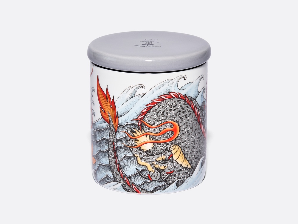 Подарочный набор «Tattoo Dragon (Татуировка Дракон) аромат Загадочный лес» Толстостенный костяной фарфор