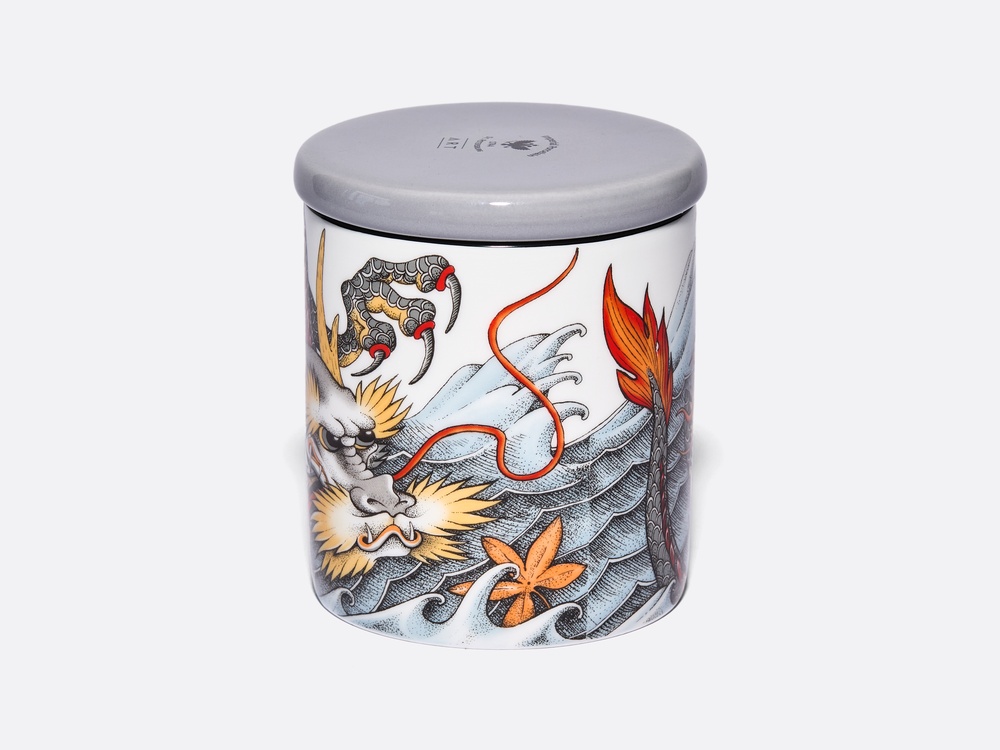Подарочный набор «Tattoo Dragon (Татуировка Дракон) аромат Загадочный лес» Толстостенный костяной фарфор