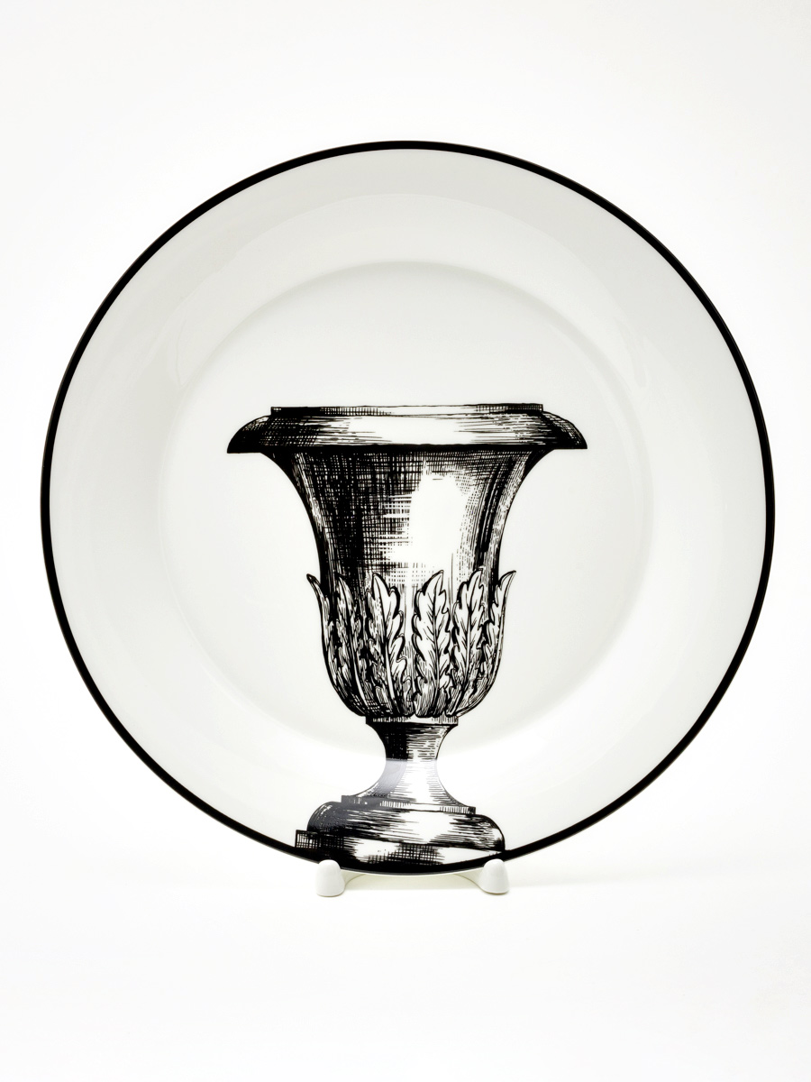 Тарелка плоская «Волшебный сад XII» Костяной фарфор. 260 мм.