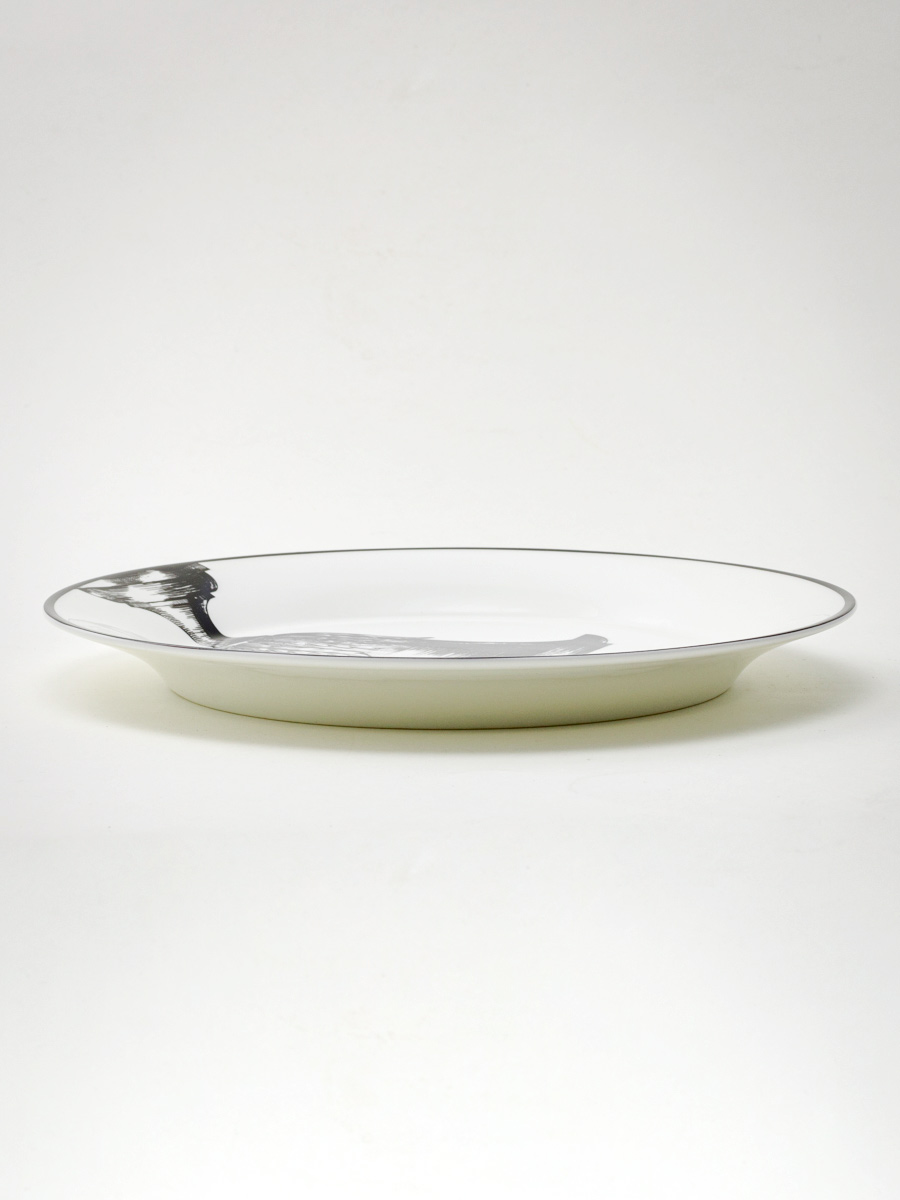 Тарелка плоская «Волшебный сад XII» Костяной фарфор. 260 мм.