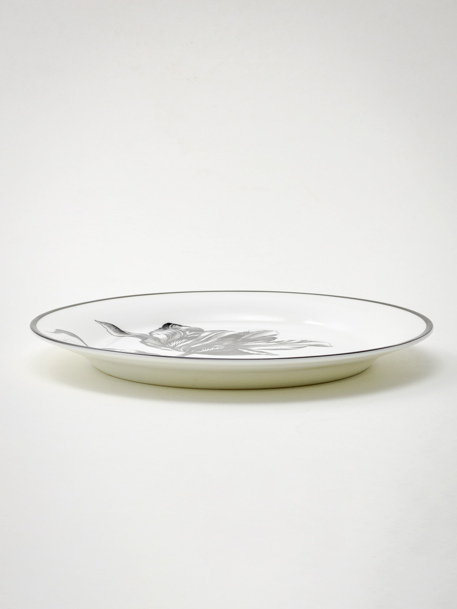 Тарелка плоская «Волшебный сад V» Костяной фарфор. 200 мм.