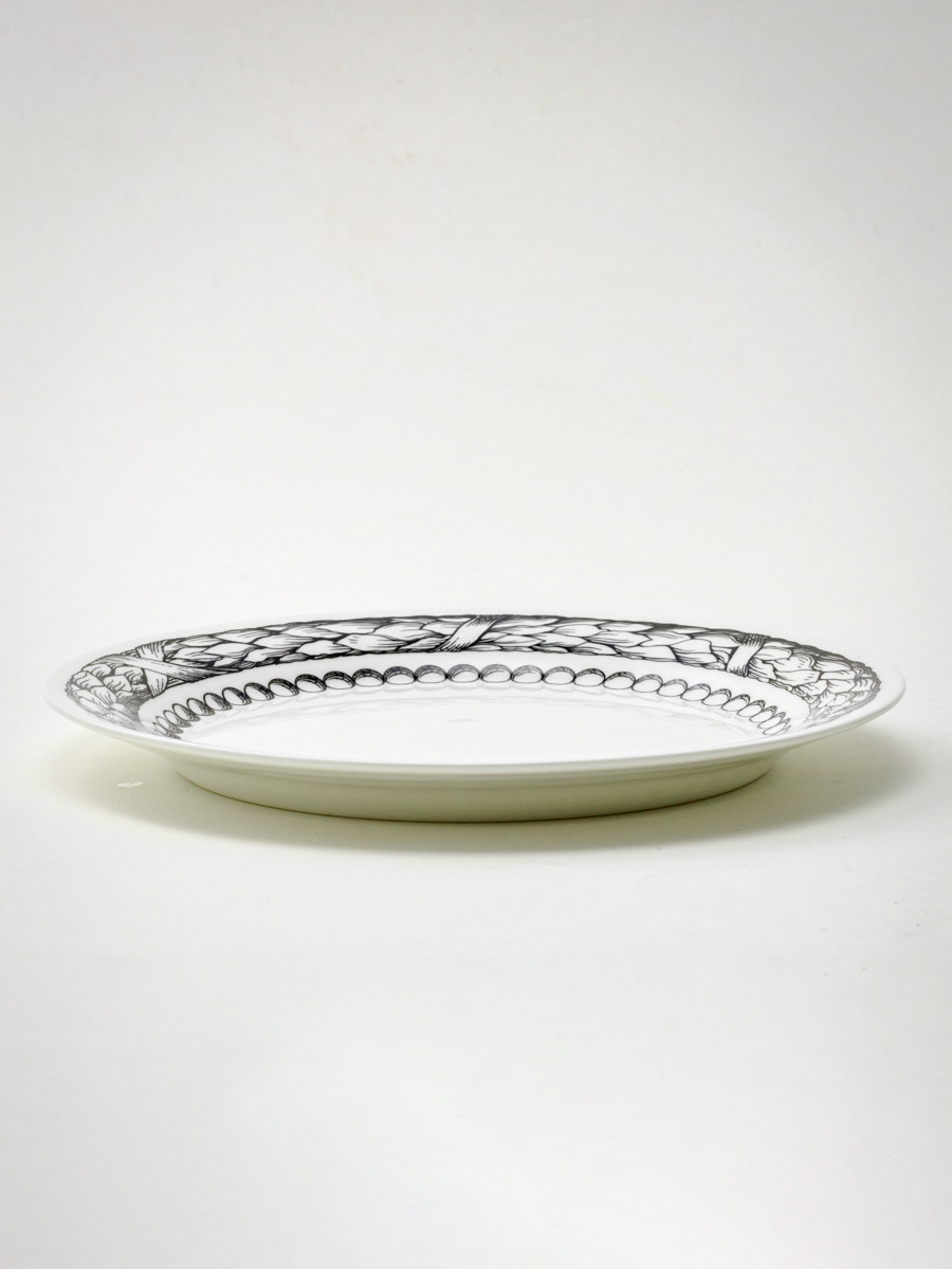 Тарелка плоская «Волшебный сад III» Костяной фарфор. 200 мм.