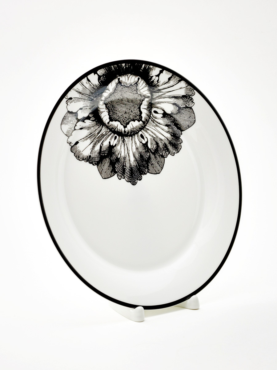 Тарелка плоская «Волшебный сад I» Костяной фарфор. 200 мм.