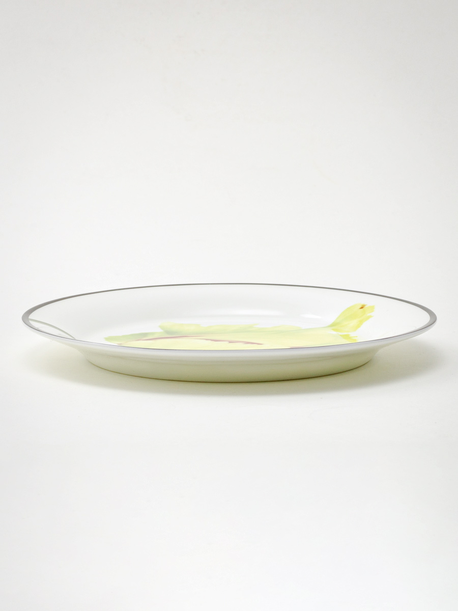 Тарелка плоская «Волшебный сад II» Костяной фарфор. 200 мм.