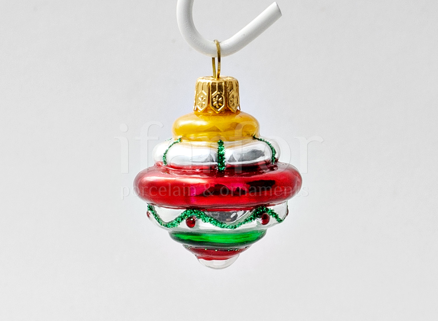 Елочная игрушка «Волчок»