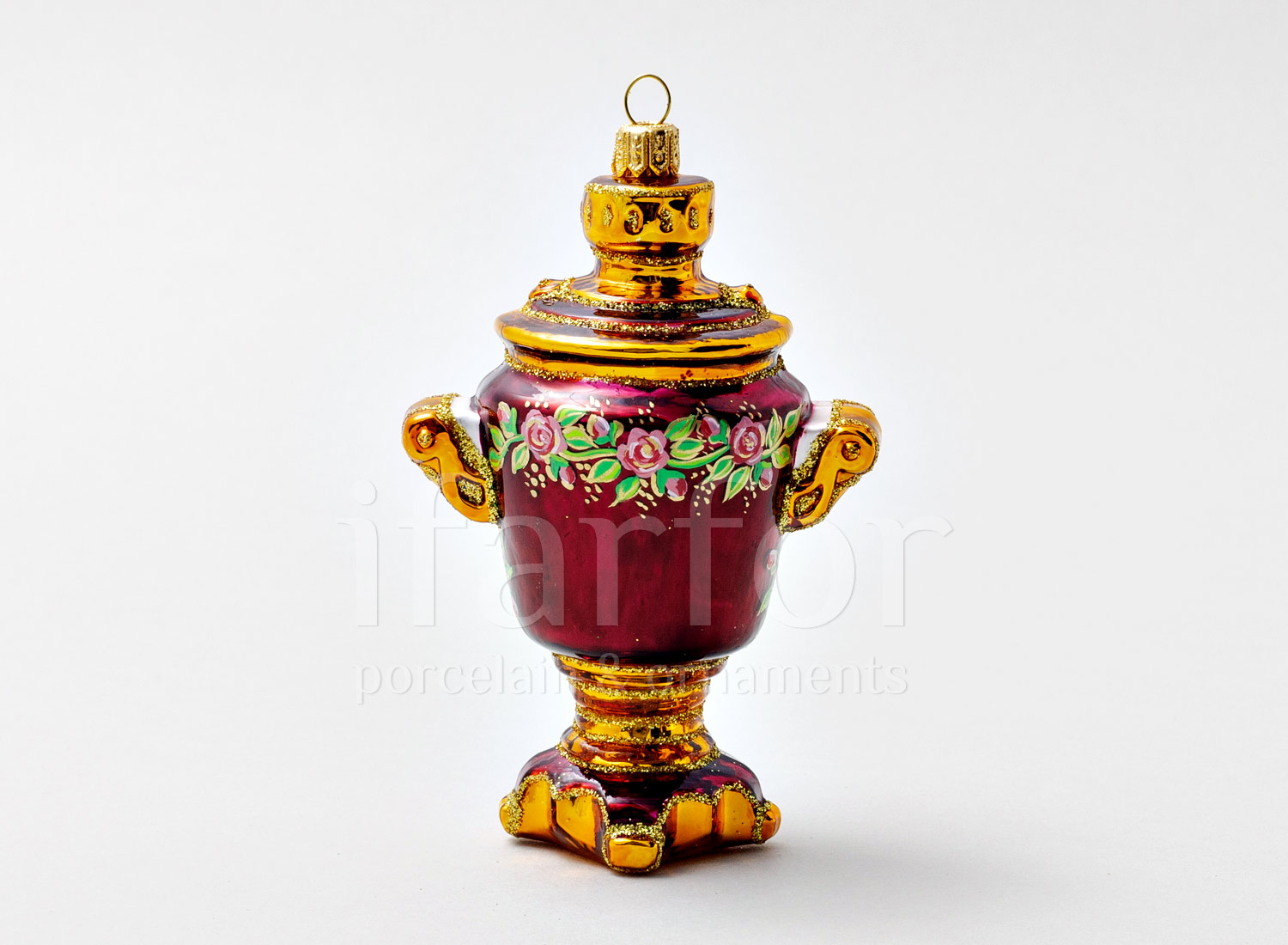 Елочная игрушка «Русский самовар»