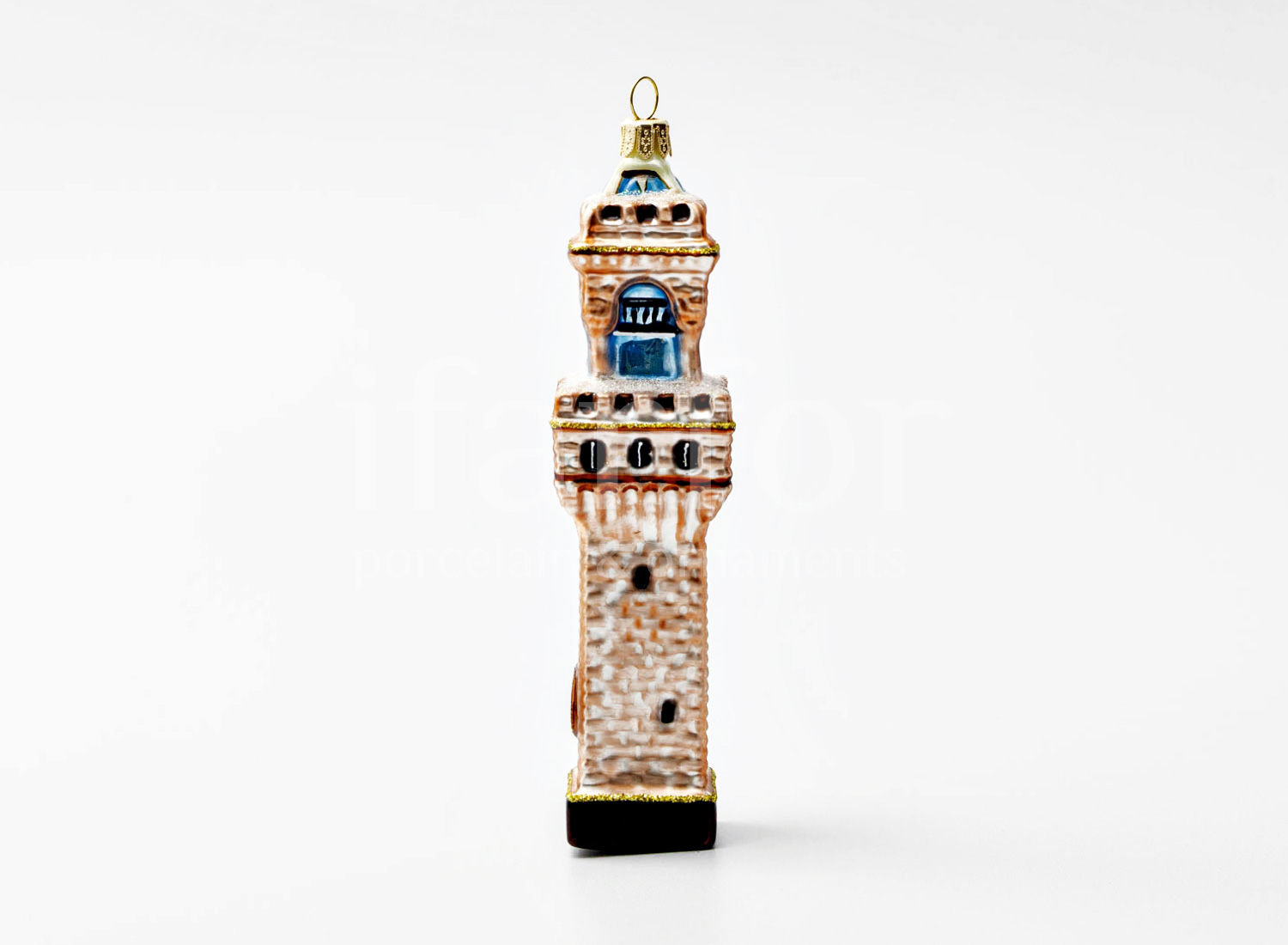 Елочная игрушка «Башня Palazzo Vecchio»