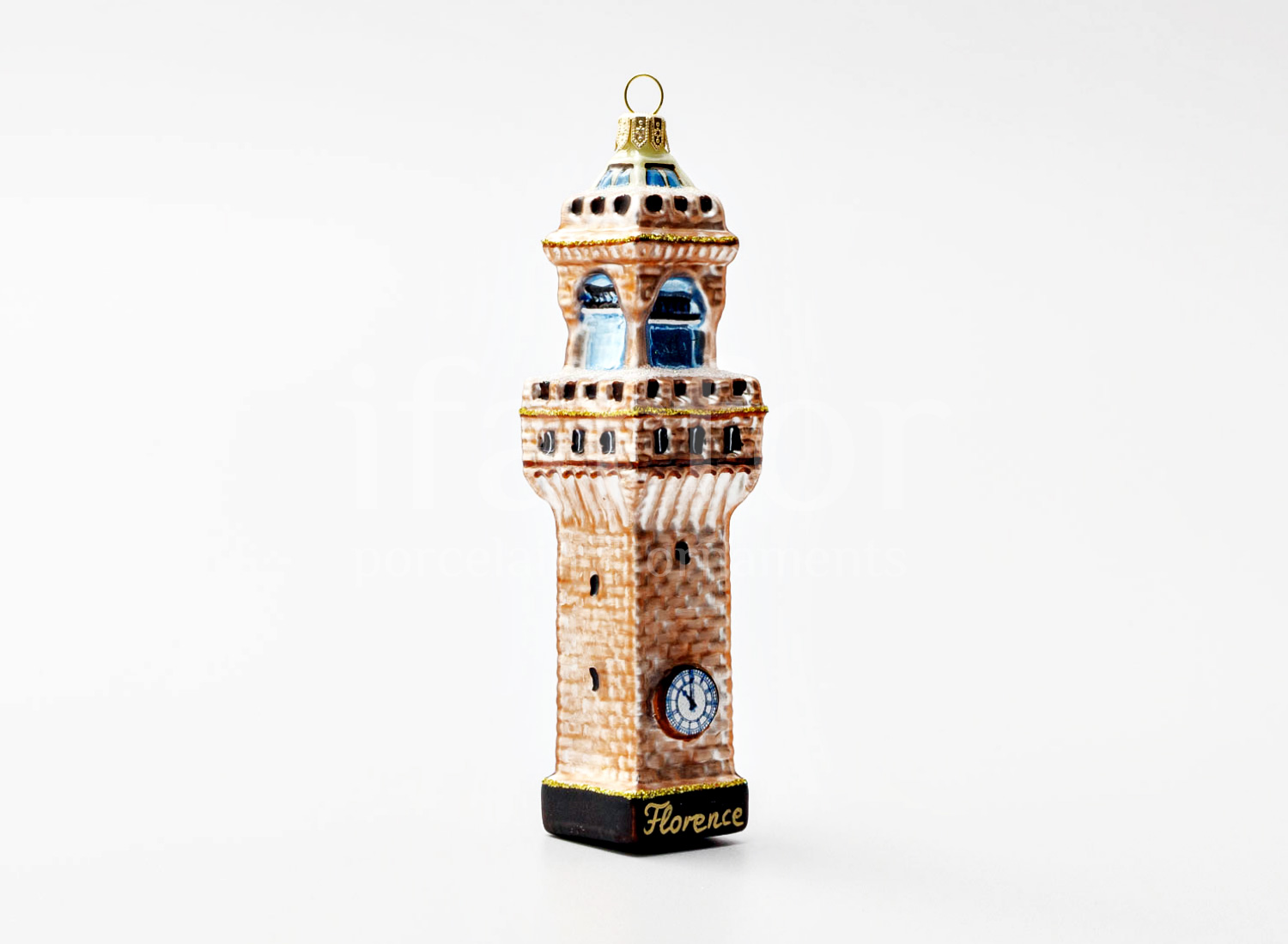 Елочная игрушка «Башня Palazzo Vecchio»