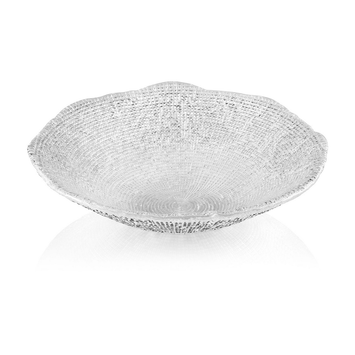 Салатник «Прозрачный» Форма: Diamanté. Стекло. 330 x 90 мм.