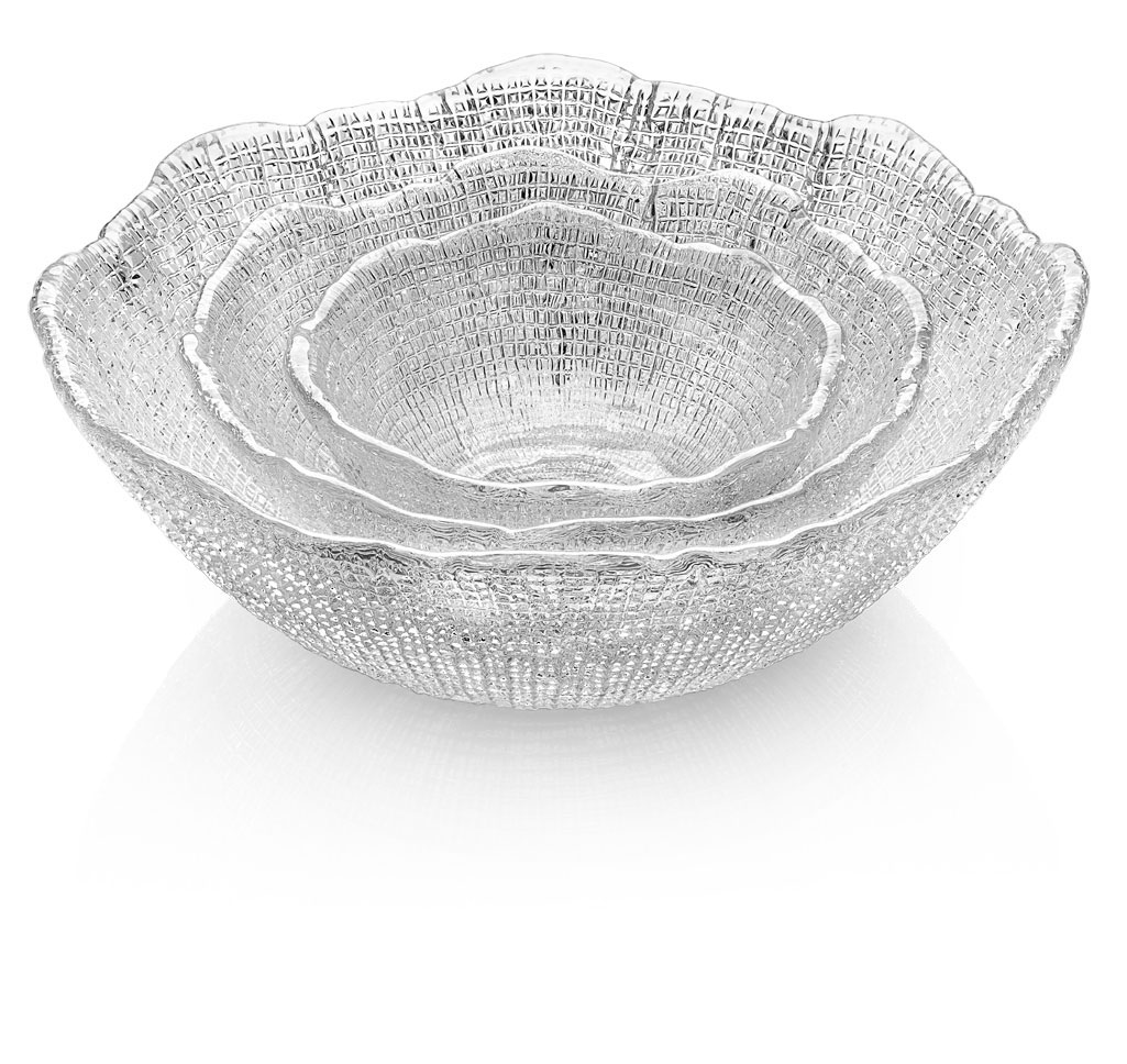 Салатник «Прозрачный» Форма: Diamanté. Стекло. 160 x 52 мм.