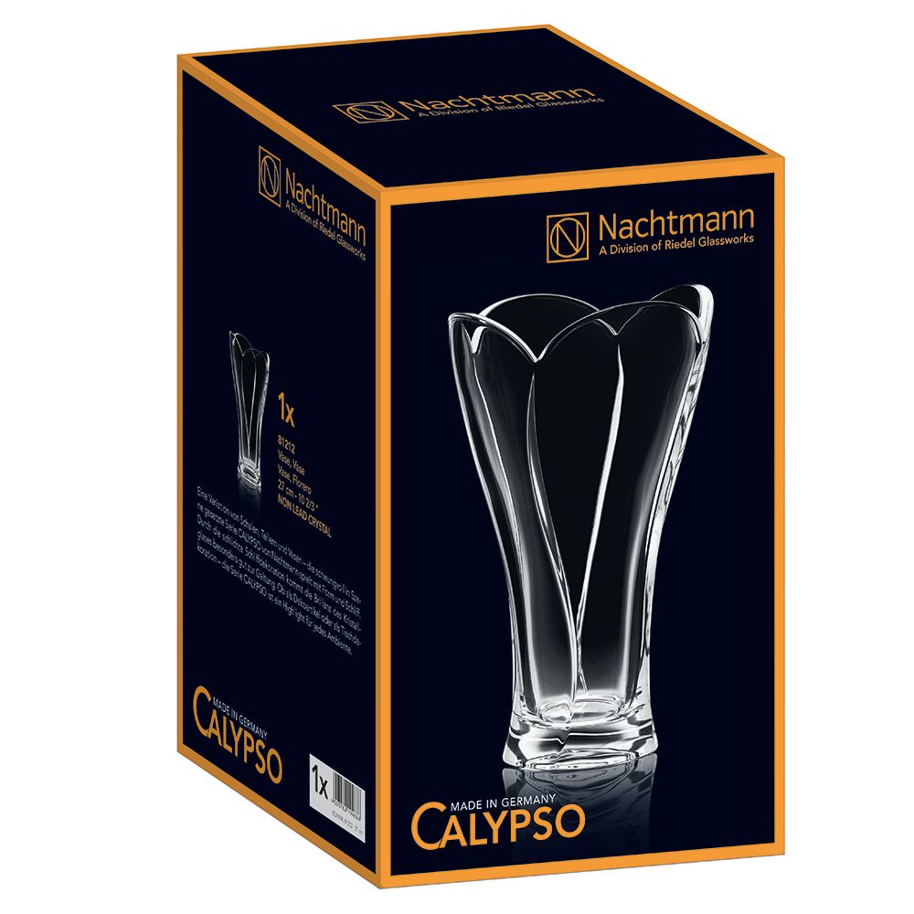Ваза для цветов «Прозрачный» Форма: Calypso. Хрусталь. 240 мм.