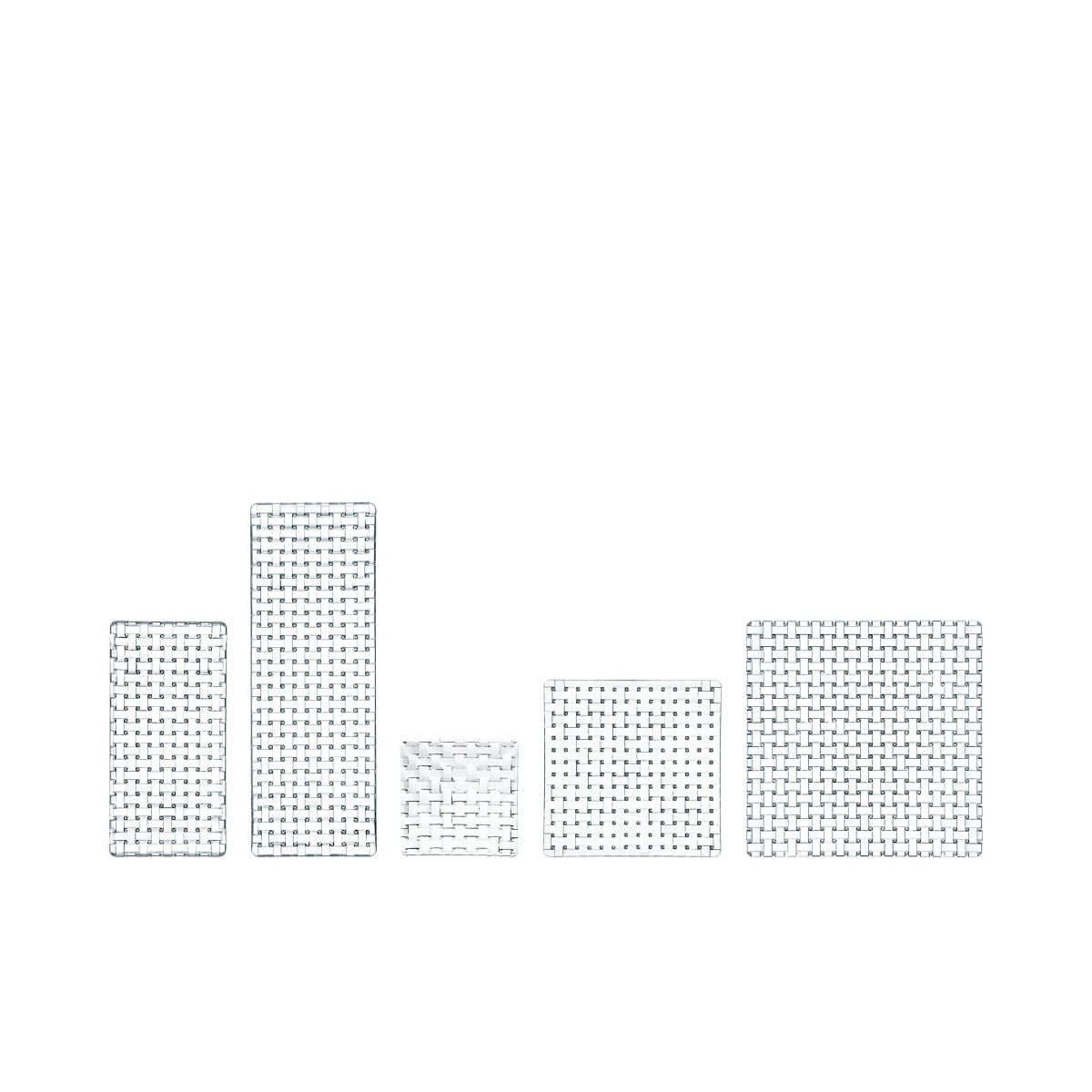 Набор тарелок «Прозрачный» Форма: Bossa Nova. Хрусталь. 210 x 18 мм.