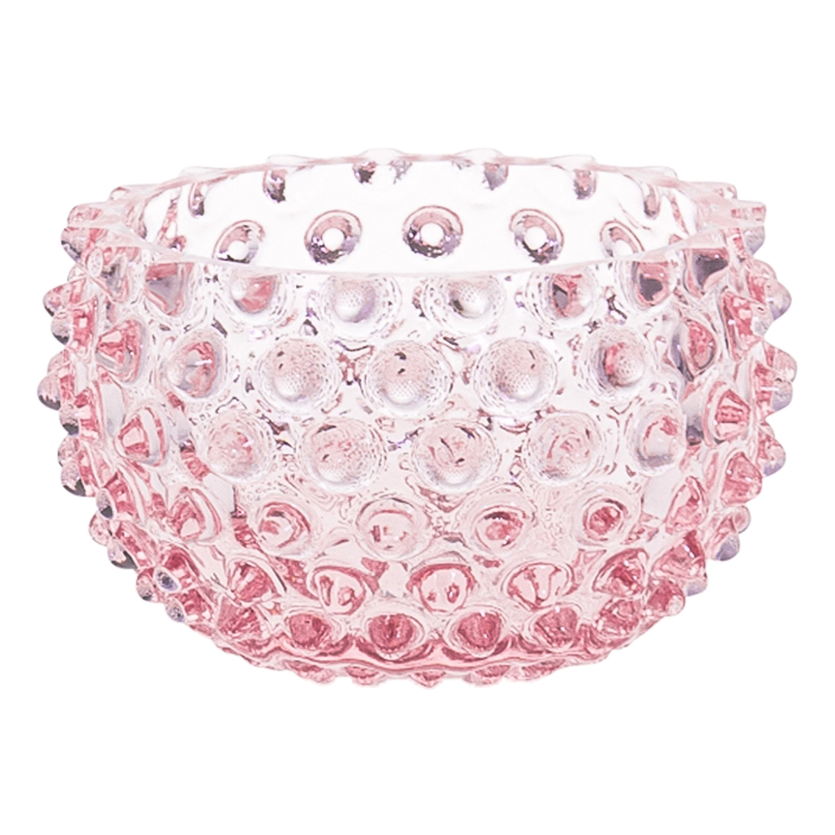 Ваза для конфет «Розовый» Форма: Hobnail Tapas. Стекло. 115 x 70 мм.