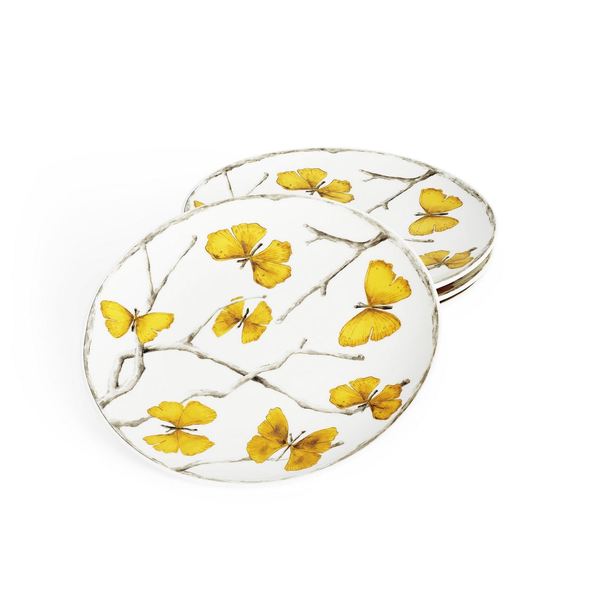 Набор тарелок «Butterfly Ginkgo» Фарфор. 150 x 13 мм.