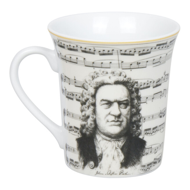 Кружка «Composers Bach» Фарфор. 410 мл.