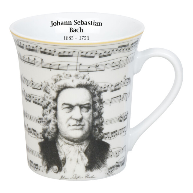Кружка «Composers Bach» Фарфор. 410 мл.