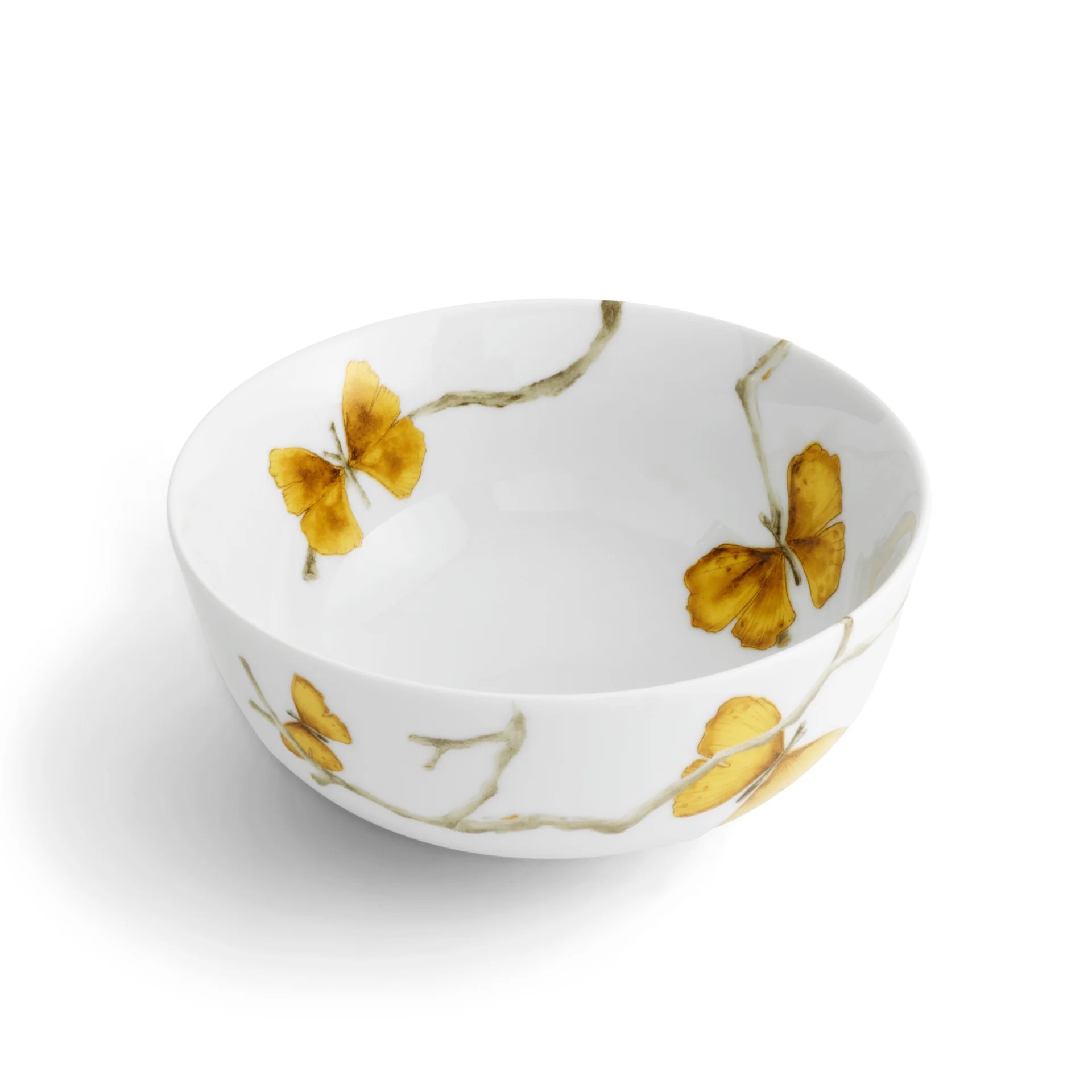 Салатник «Butterfly Ginkgo» Фарфор. 140 x 25 мм.