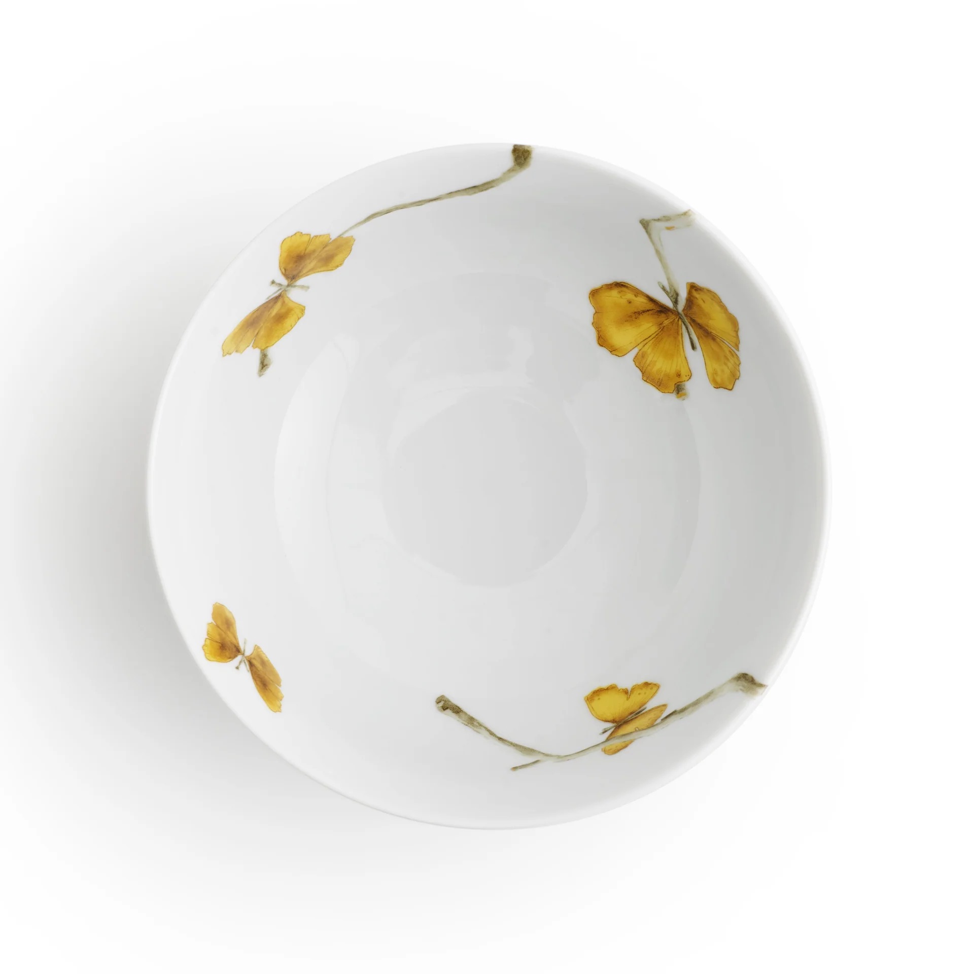 Салатник «Butterfly Ginkgo» Фарфор. 140 x 25 мм.