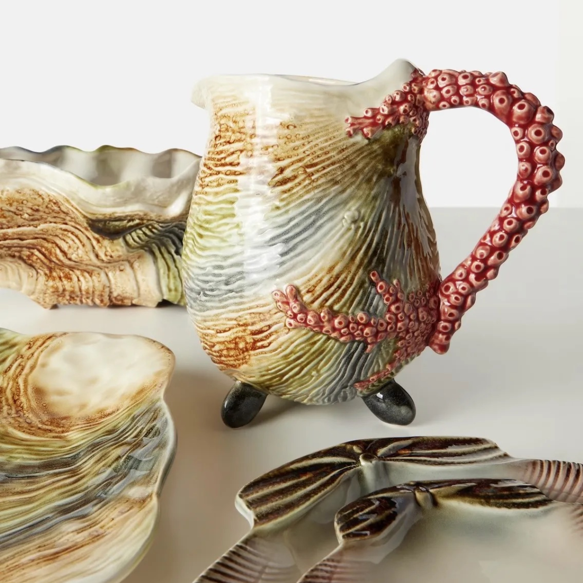 Тарелка «Oysters & Scallops» Керамика. 280 x 25 мм.