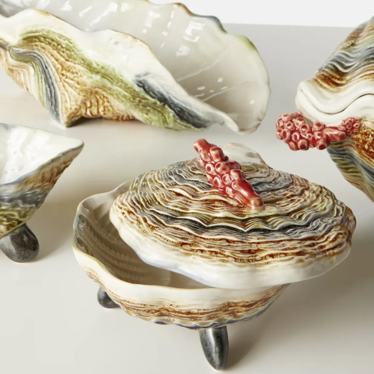 Супница «Oysters & Scallops» Керамика. 285 x 150 мм.