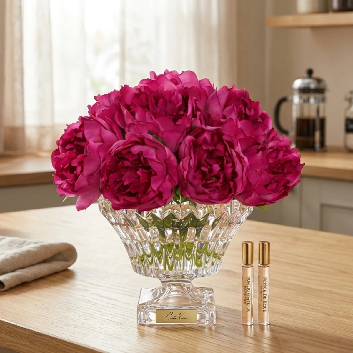 Аромадиффузор «Пурпурный» Форма: Peonies. Стекло. 250 x 200 мм.