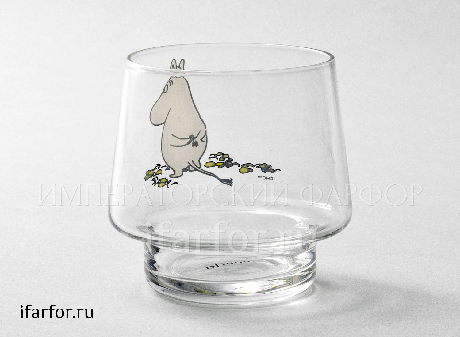 Подсвечник «Arabia MOOMIN» Форма: Arabia MOOMIN. Стекло. 80 мм.