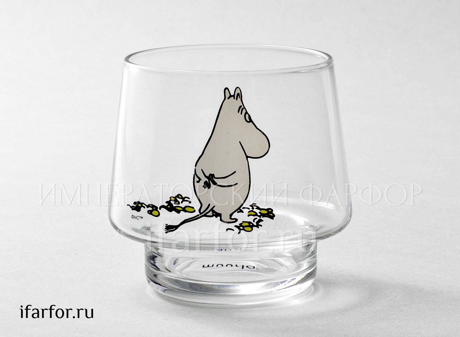 Подсвечник «Arabia MOOMIN» Форма: Arabia MOOMIN. Стекло. 80 мм.