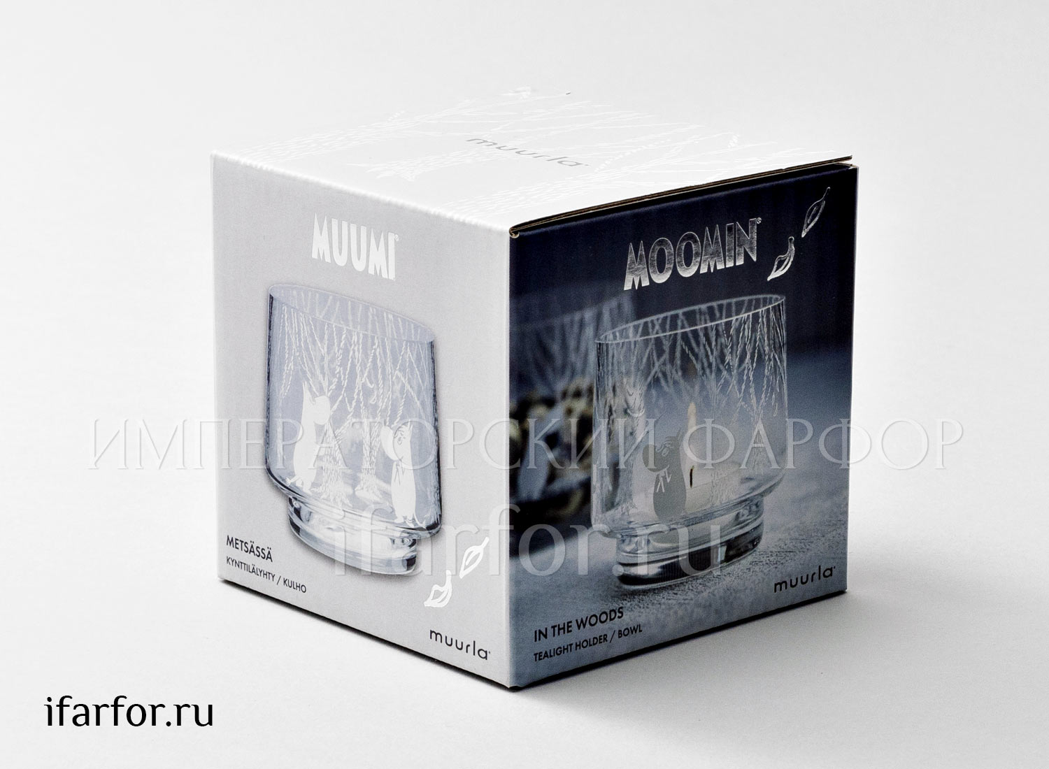 Подсвечник 80мм Moomin Originals В лесу Arabia MOOMIN