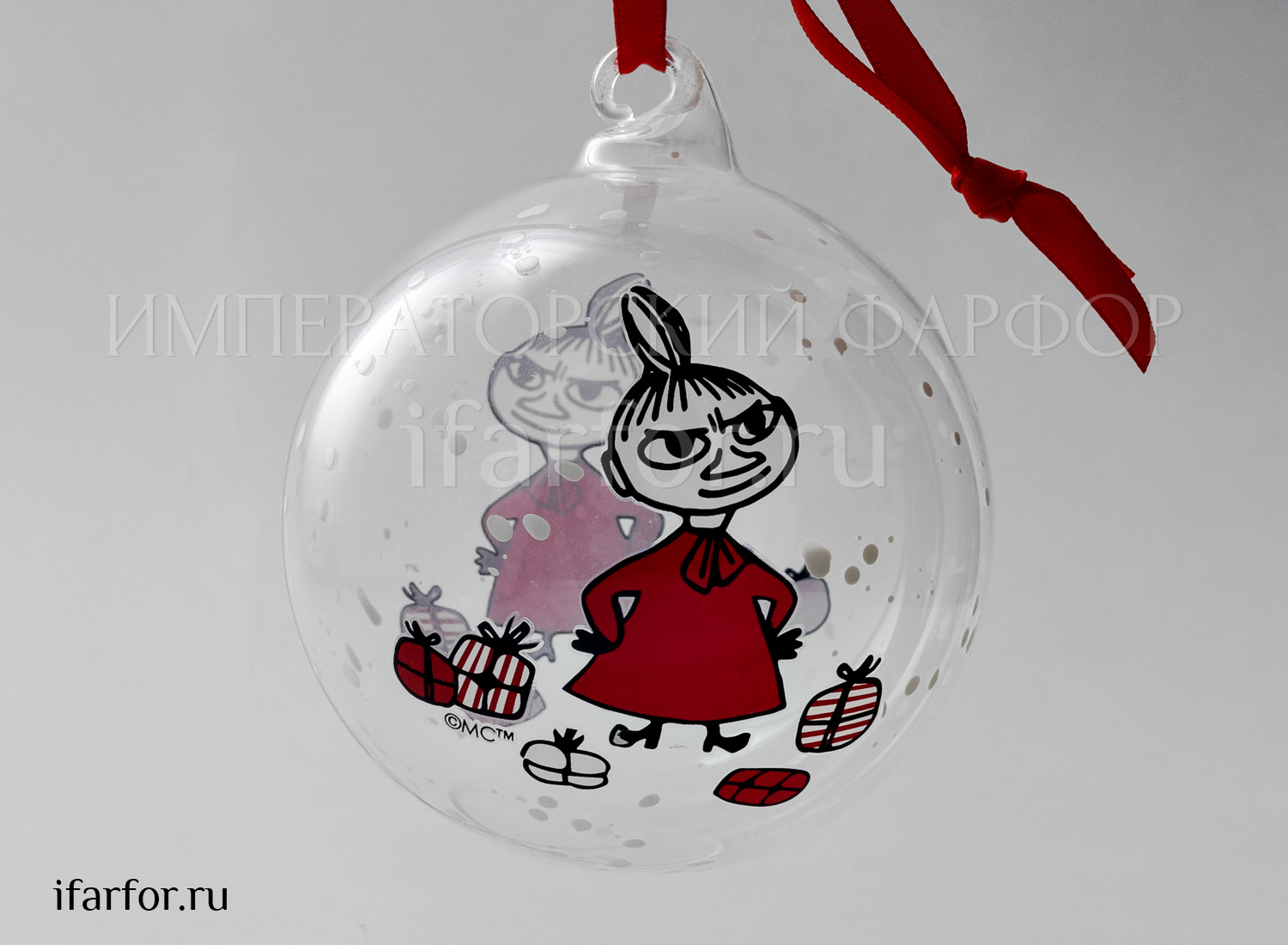 Елочная игрушка Шар Winter Magic  Малышка Мю Muurla