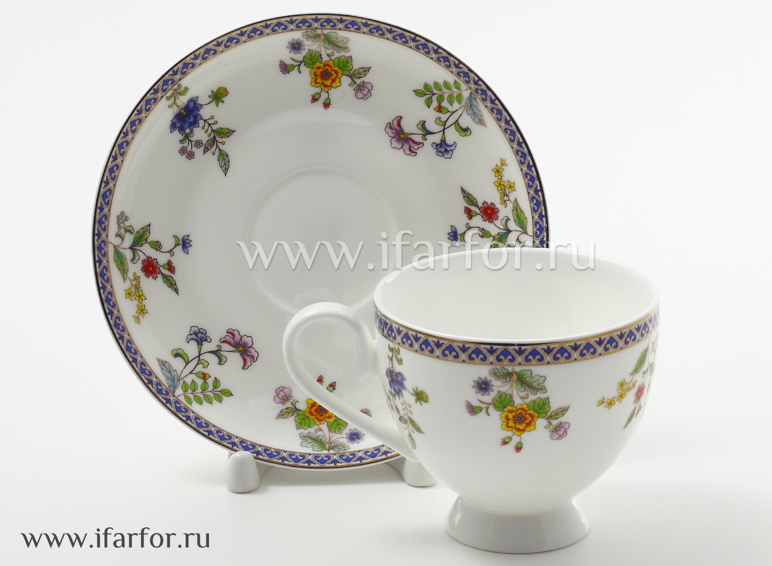 Чашка с блюдцем чайная Бавария 1/2 Royal Aurel