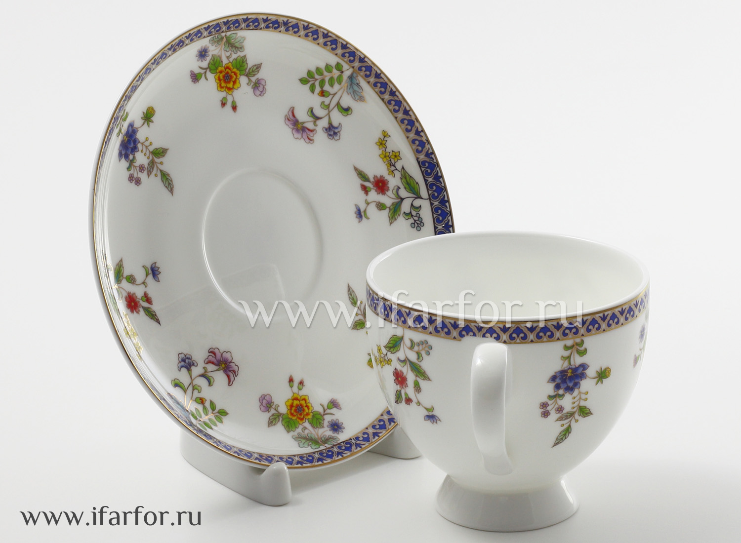 Чашка с блюдцем чайная Бавария 1/2 Royal Aurel