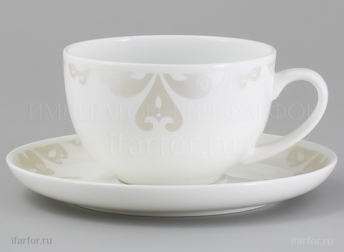 Чашка с блюдцем чайная Грация 1/2 Royal Aurel