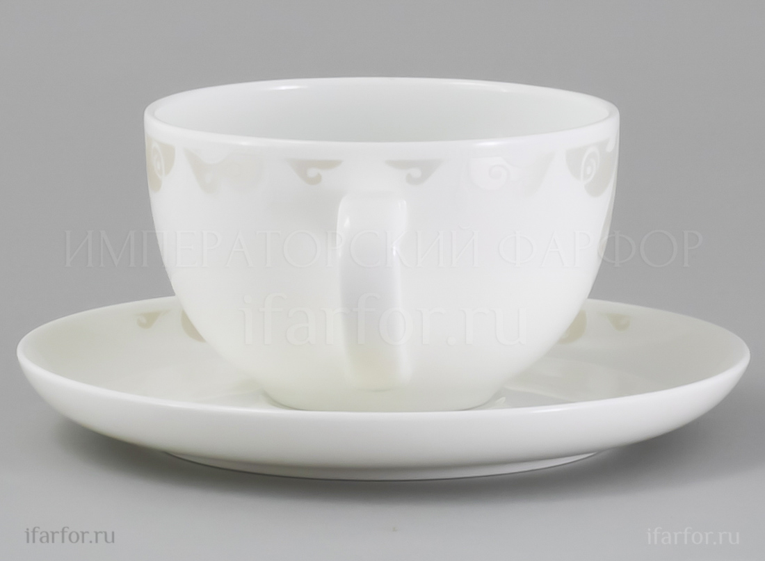 Чашка с блюдцем чайная Грация 1/2 Royal Aurel