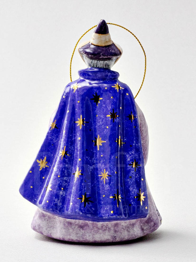 Елочная игрушка «Фея» Форма: Фея. Майолика. 85 x 130 мм.