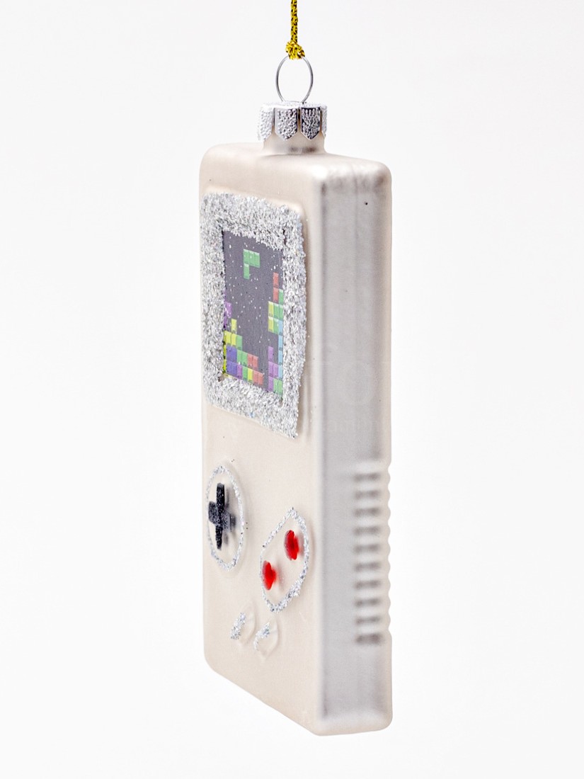 Елочная игрушка «Тетрис» Стекло. 65 x 125 мм.