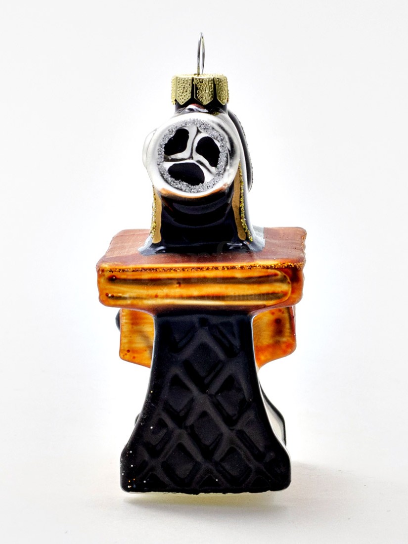 Елочная игрушка «Швейная машина» Стекло. 75 x 105 мм.
