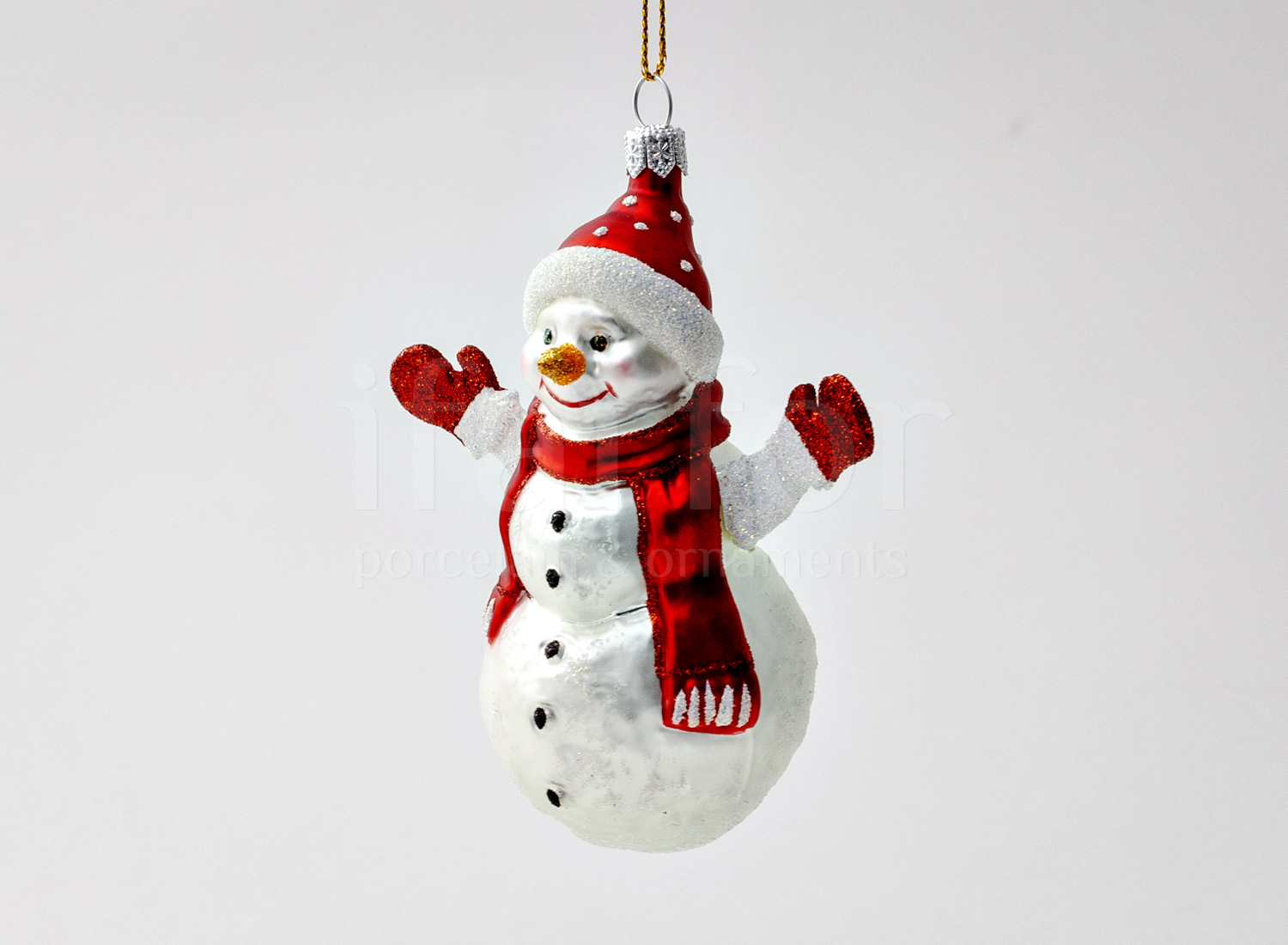 Магниты из гипса «Новогоднее настроение» (ёлка, варежка, ёлочная игрушка, снеговик) 5180969