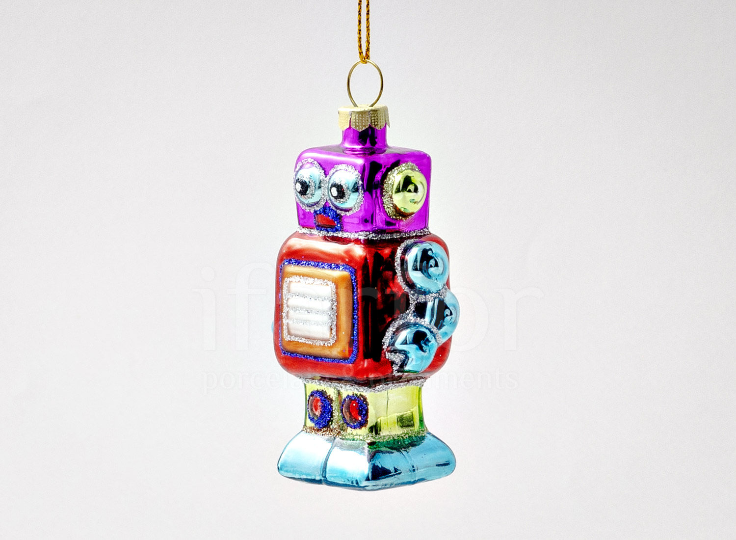 Елочная игрушка «Маленький робот»